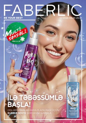 Faberlik kataloqu 1 2026 gürcü dilində səhifə 1