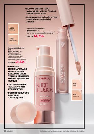 Faberlik kataloqu 1 2026 gürcü dilində səhifə 58