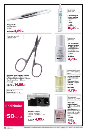 Faberlik kataloqu 1 2026 gürcü dilində səhifə 66