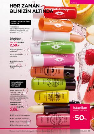 Faberlik kataloqu 1 2026 gürcü dilində səhifə 69