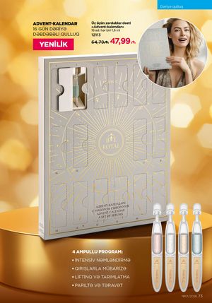 Faberlik kataloqu 1 2026 gürcü dilində səhifə 73