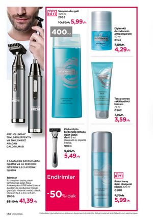 Faberlik kataloqu 1 2026 gürcü dilində səhifə 137