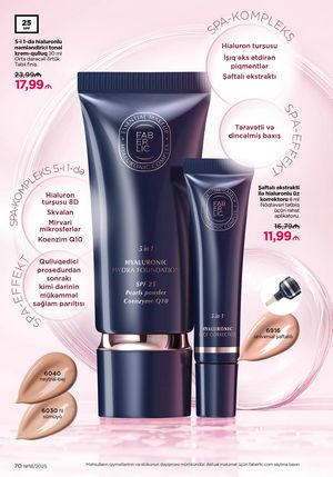 Faberlik kataloqu 18 2026 gürcü dilində səhifə 70