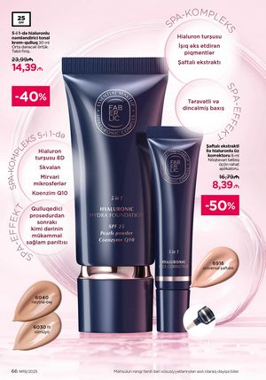 Faberlik kataloqu 19 2026 gürcü dilində səhifə 66