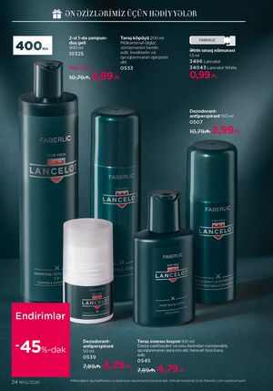 Faberlik kataloqu 2 2026 gürcü dilində səhifə 24