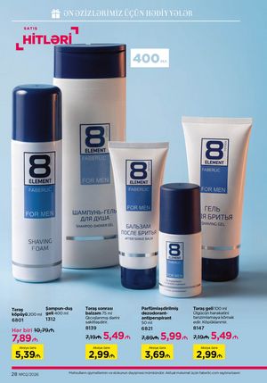 Faberlik kataloqu 2 2026 gürcü dilində səhifə 28