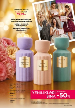 Faberlik kataloqu 2 2026 gürcü dilində səhifə 33