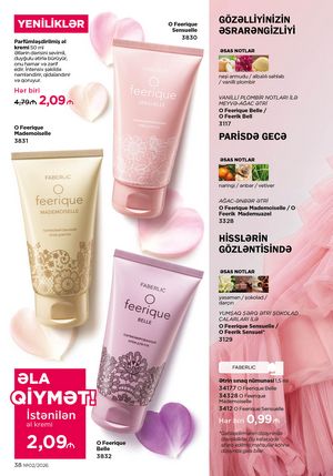 Faberlik kataloqu 2 2026 gürcü dilində səhifə 38