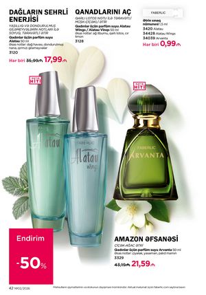 Faberlik kataloqu 2 2026 gürcü dilində səhifə 42