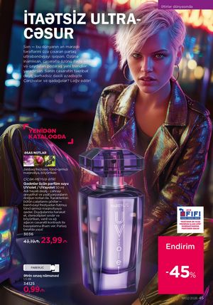 Faberlik kataloqu 2 2026 gürcü dilində səhifə 45