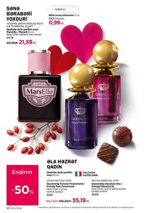 Faberlik kataloqu 2 2026 gürcü dilində səhifə 46