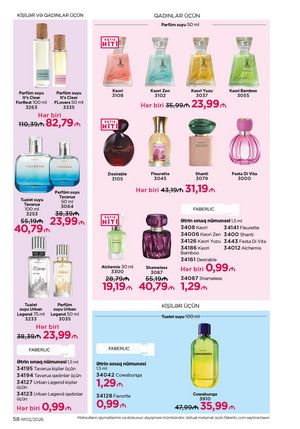 Faberlik kataloqu 2 2026 gürcü dilində səhifə 58