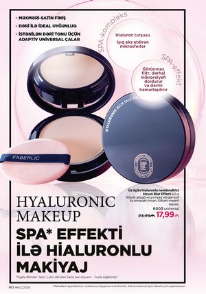 Faberlik kataloqu 2 2026 gürcü dilində səhifə 60