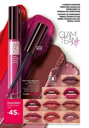 Faberlik kataloqu 2 2026 gürcü dilində səhifə 64