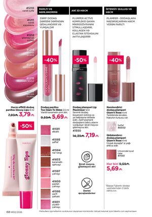 Faberlik kataloqu 2 2026 gürcü dilində səhifə 68