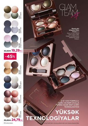 Faberlik kataloqu 2 2026 gürcü dilində səhifə 72