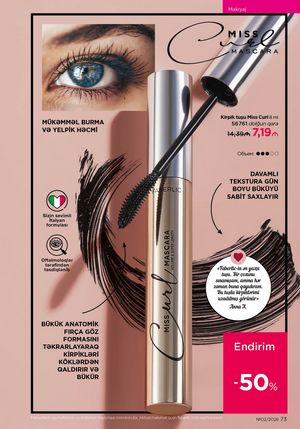 Faberlik kataloqu 2 2026 gürcü dilində səhifə 73