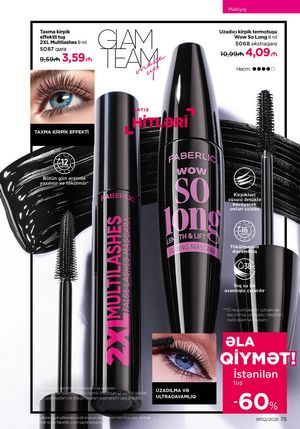 Faberlik kataloqu 2 2026 gürcü dilində səhifə 75