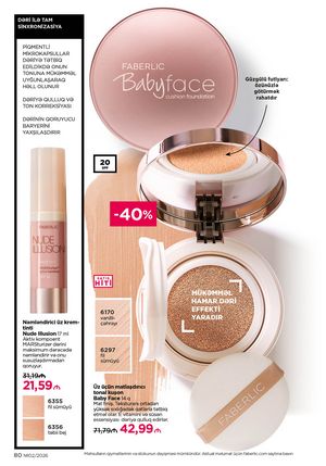 Faberlik kataloqu 2 2026 gürcü dilində səhifə 80