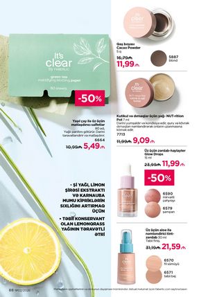 Faberlik kataloqu 2 2026 gürcü dilində səhifə 88