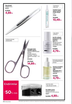 Faberlik kataloqu 2 2026 gürcü dilində səhifə 90