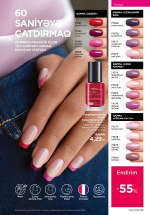 Faberlik kataloqu 2 2026 gürcü dilində səhifə 91