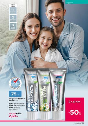 Faberlik kataloqu 2 2026 gürcü dilində səhifə 182