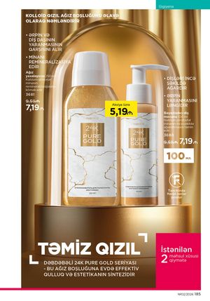 Faberlik kataloqu 2 2026 gürcü dilində səhifə 184