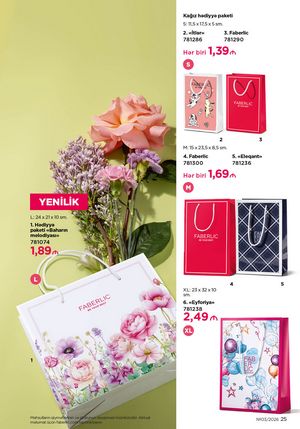 Faberlik kataloqu 3 2026 gürcü dilində səhifə 25