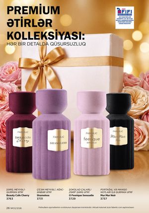 Faberlik kataloqu 3 2026 gürcü dilində səhifə 26