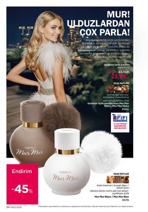 Faberlik kataloqu 3 2026 gürcü dilində səhifə 34