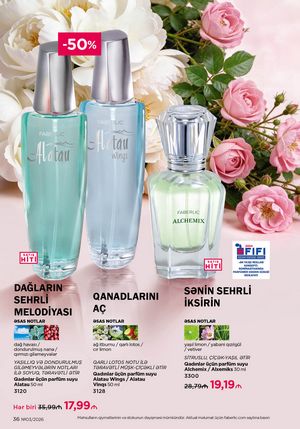 Faberlik kataloqu 3 2026 gürcü dilində səhifə 36