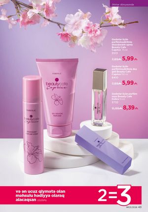 Faberlik kataloqu 3 2026 gürcü dilində səhifə 43