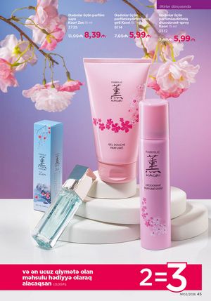 Faberlik kataloqu 3 2026 gürcü dilində səhifə 45