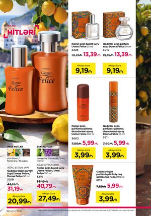 Faberlik kataloqu 3 2026 gürcü dilində səhifə 52