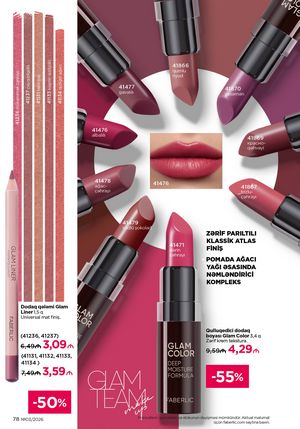 Faberlik kataloqu 3 2026 gürcü dilində səhifə 78