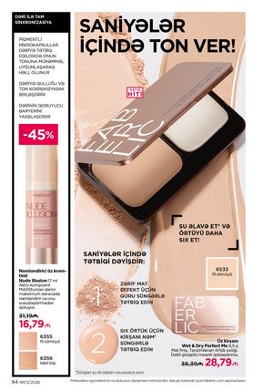 Faberlik kataloqu 3 2026 gürcü dilində səhifə 94