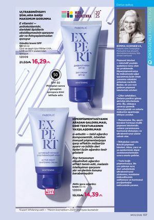 Faberlik kataloqu 3 2026 gürcü dilində səhifə 136