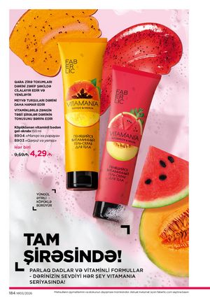 Faberlik kataloqu 3 2026 gürcü dilində səhifə 183