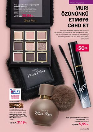 Faberlik kataloqu 4 2026 gürcü dilində səhifə 15