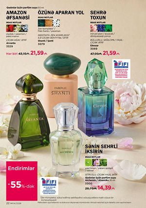 Faberlik kataloqu 4 2026 gürcü dilində səhifə 22