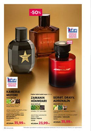 Faberlik kataloqu 4 2026 gürcü dilində səhifə 42