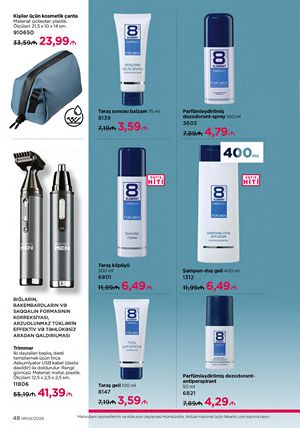 Faberlik kataloqu 4 2026 gürcü dilində səhifə 48