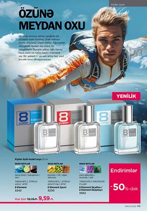 Faberlik kataloqu 4 2026 gürcü dilində səhifə 49