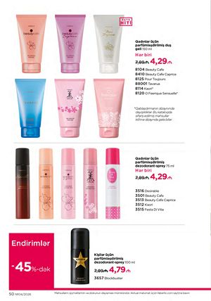 Faberlik kataloqu 4 2026 gürcü dilində səhifə 50