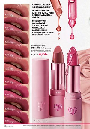 Faberlik kataloqu 4 2026 gürcü dilində səhifə 58