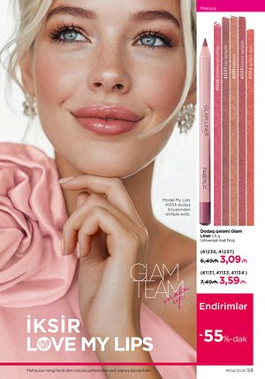 Faberlik kataloqu 4 2026 gürcü dilində səhifə 59