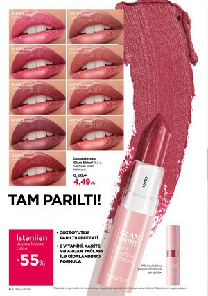 Faberlik kataloqu 4 2026 gürcü dilində səhifə 62