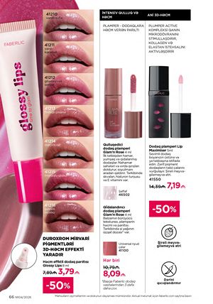 Faberlik kataloqu 4 2026 gürcü dilində səhifə 66