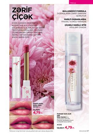 Faberlik kataloqu 4 2026 gürcü dilində səhifə 67